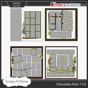 Template Pack 113 by Scraps N Pieces
