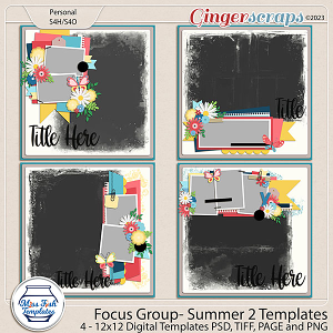 Focus Group Summer #2 Templates by Miss Fish