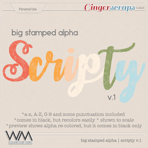 Big Stamped Alpha | Scripty v.1