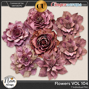 Flowers - VOL104 {CU} - by Neia Scraps Flowers - VOL104 {CU} - by Neia Scraps