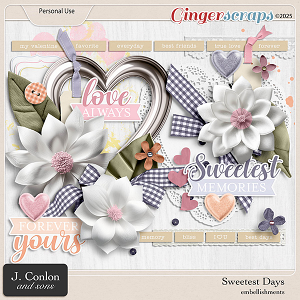 Sweetest Days Embellishments by J. Conlon and Sons