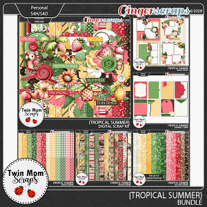 Tropical Summer - BUNDLE by Twin Mom Scraps