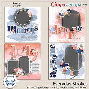 Everyday Strokes Templates by Miss Fish