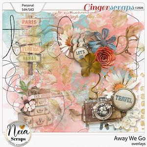 Away We Go - Overlays - by Neia Scraps