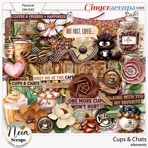 Cups & Chats - Elements - by Neia Scraps