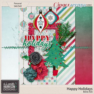 Happy Holidays Mini Kit by Aimee Harrison