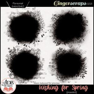 Wishing for Spring Masks by ADB Designs