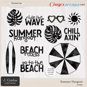 Summer Hangout Stamps by J. Conlon and Sons