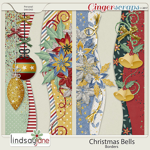 Christmas Bells Borders by Lindsay Jane