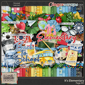 It's Elementary Page Kit by Aimee Harrison