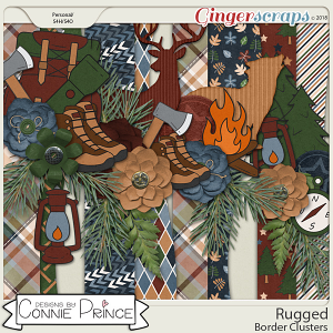 Rugged - Border Clusters by Connie Prince