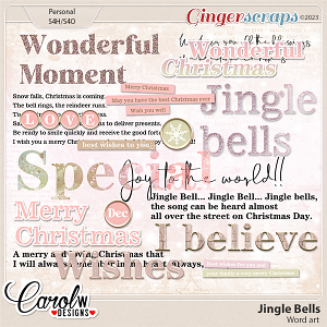 Jingle Bells-Word art