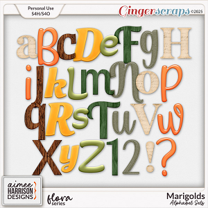 Marigolds Alphabet Sets by Aimee Harrison