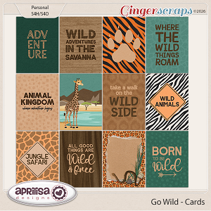 Go Wild - Cards by Aprilisa Designs