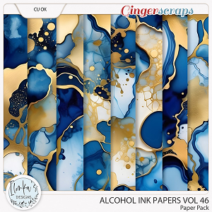 CU Alcohol Ink Papers Vol 46 by Ilonka's Designs