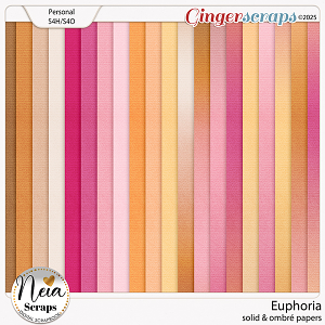 Euphoria - Solid & Ombré Papers - by Neia Scraps