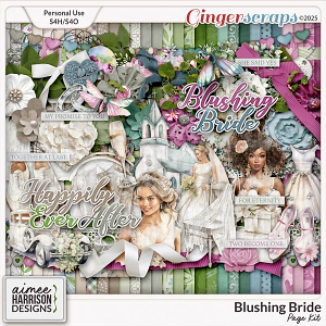 Blushing Bride Page Kit by Aimee Harrison