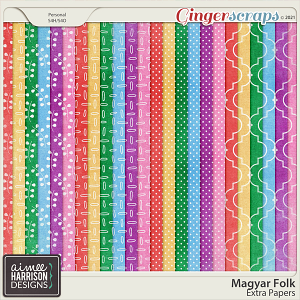 Magyar Folk Extra Papers by Aimee Harrison