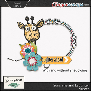 Sunshine and Laughter Cluster by ScrapChat Designs