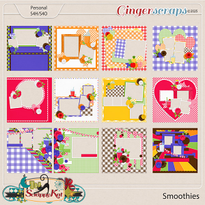 Smoothies Quick Pages by The Scrappy Kat