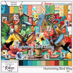 Humming Bird Way Kit by Scrapbookcrazy Creations Humming Bird Way Kit by Scrapbookcrazy Creations
