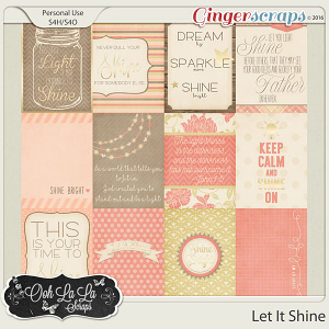 Let It Shine Journal and Pocket Scrapbook Cards