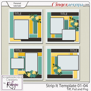 Strip It Templates 01-04 by Scrapbookcrazy Creations Strip It Templates 01-04 by Scrapbookcrazy Creations