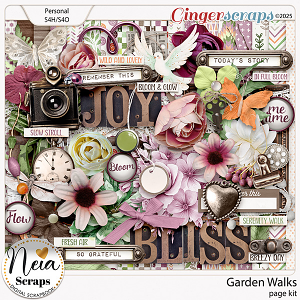 Garden Walks - Page Kit - by Neia Scraps