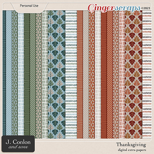 Thanksgiving Extra Papers by J. Conlon and Sons