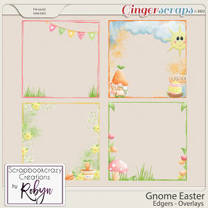 Gnome Easter Edgers by Scrapbookcrazy Creations