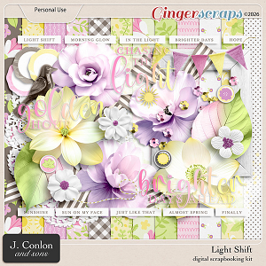 Light Shift Digital Scrapbooking Kit by J. Conlon and Sons Light Shift Digital Scrapbooking Kit by J. Conlon and Sons