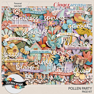 Pollen Party - Page Kit by Lisa Rosa Designs