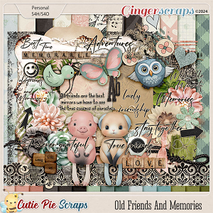 Old Friends And Memories Page Kit