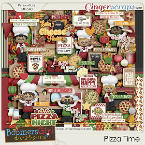 Pizza Time by BoomersGirl Designs