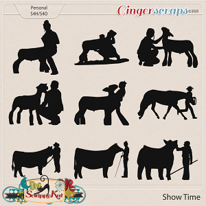 Show Time Silhouettes by The Scrappy Kat