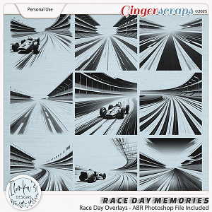 Race Day Memories Race Day Overlays by Ilonka's Designs 