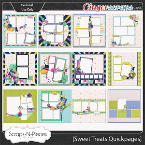 Sweet Treats Quick Pages by Scraps N Pieces