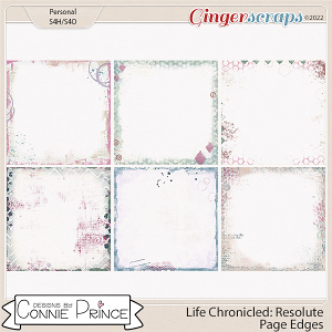 Life Chronicled: Resolute - Page Edges by Connie Prince