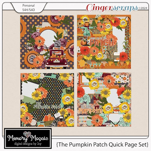 The Pumpkin Patch Quick Page Set by Memory Mosaic