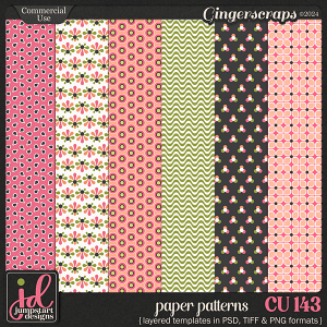 CU & PU 143 ~ Paper Patterns