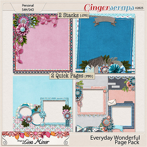 Everyday Wonderful Page Pack from Designs by Lisa Minor