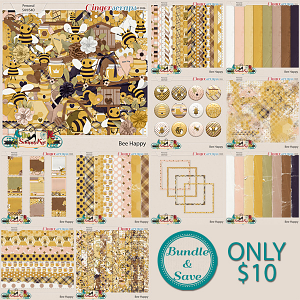 Bee Happy Collection by The Scrappy Kat