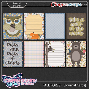 Fall Forest - Journal Cards