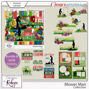 Mower Man Collection by Scrapbookcrazy Creations