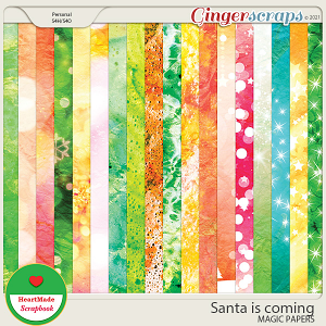 Santa is coming - magic papers