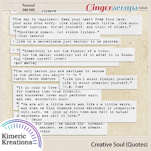 Creative Soul Quotes by Kimeric Kreations