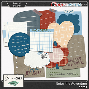 Enjoy the Adventure Notes by ScrapChat Designs