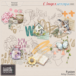 Fusion Artsy Clusters by Aimee Harrison