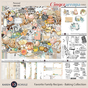 Favorite Family Recipes Baking Collection by Karen Schulz  