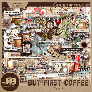 But First Coffee Kit by JB Studio